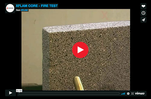 ASKIN - XFLAM core fire test
